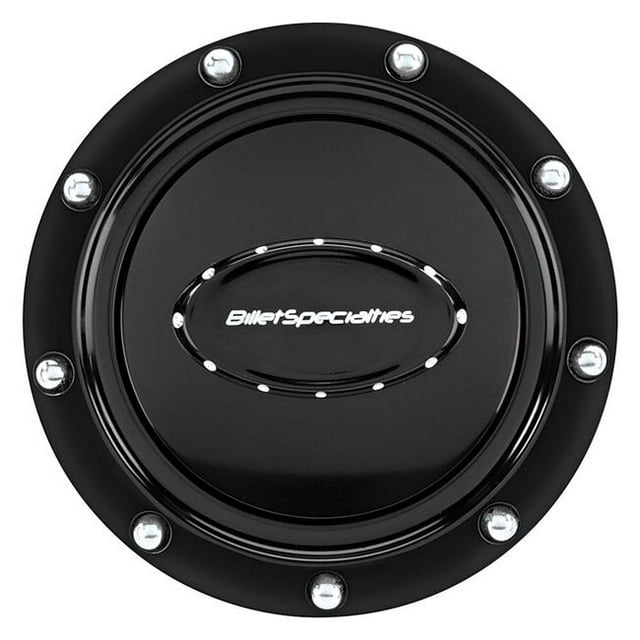 Billet Specialties 32719 Horn Button Riveted - Black Anodized
