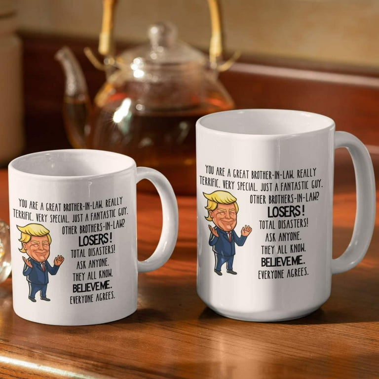  SIUNY Donald Trump 50th Coffee Mugs - 50th Birthday Gifts for  Men - Novelty Best 50 Year Old Birthday Gag Gift Ideas for Dad, Brothers,  Friends, Coworker, BFF, Husband, Him (50) 