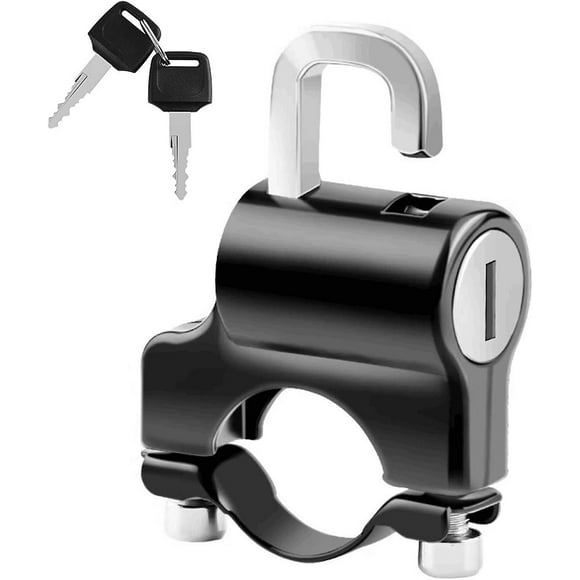 Motorcycle Hat Lock Anti-Theft, Safety Hat Security Lock Anti-Theft, Handlebar Locks for 22-24mm Handlebar