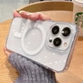 thumbnail image 1 of Étui de Chargement Sans Fil Magnétique Transparente Colorée pour Magsafe pour iPhone 15 14 13 12 11 Pro Max Mini TP XR Étui Rigide Acrylique, 1 of 7