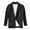 Black, variant on Men's Casual Fashion Jacket, Solid Color Long Sleeve Design with Pockets for Everyday Wear and Urban Style,Beige,L