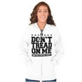 thumbnail image 3 of US Army Gadsden Flag Slogan Saying Unisex Plus Size Zip Hoodie Brisco Brands 3X, 3 of 5