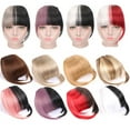 thumbnail image 2 of Zhuge Clip in Bangs, Synthetic French Bangs Hair Clip, Fake Bangs Fringe with Temples Hairpieces for Women Natural Curved Bangs Clip in Hair Extensions for Daily Wear，Medium Auburn, 2 of 2
