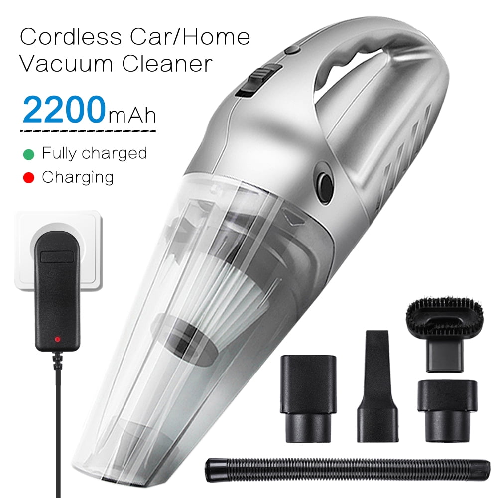120W High Power Cordless Car Vacuum Cleaner With BAG Portable Handheld Wet & Dry 