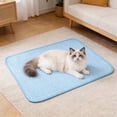 thumbnail image 4 of Summer Dog Cooling Mat,Washable Ice Silk Pad,Waterproof Pet Cooling Blanket,Anti Slip Indoor Dog Pad,Sofa Couch Cover Mat For Small Dogs Cats,Indoor Outdoor Floor Car Seats,M, 4 of 6