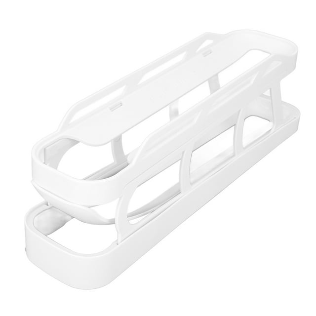 Dispensador De Huevos, 2 Niveles, Ahorro De Espacio, Automático, Enrollable, Para Refrigerador, Soporte Para Huevos