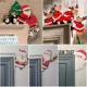 thumbnail image 2 of Adorno de marco de puerta de Navidad Adornos navideños de madera de Papá Noel Feliz Año Nuevo 2025 Marco de puerta Adorno de madera Decoración navideña, 2 of 5
