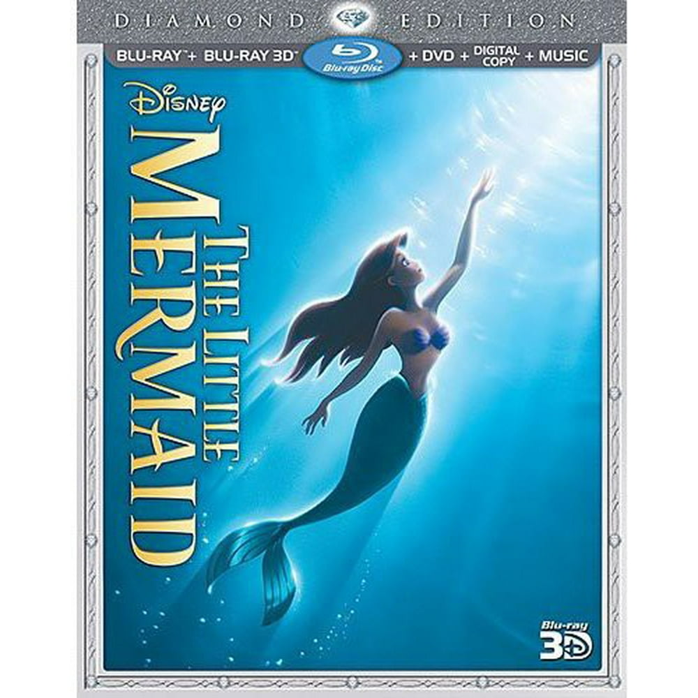 The Little Mermaid Diamond Edition (Bluray + Bluray + DVD + Digital
