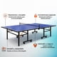thumbnail image 2 of Mesa de Ping Pong Centurfit Plegable Profesional Tablero para Tennis de 2.75x1.53 Metros para 1 o 2 Jugadores, 2 of 8