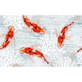 thumbnail image 7 of Rateoe Koi Fish Corals,Spring Summer Pattern Canvas College Laptop Backpack,Travel Daypack,Durable Rucksack Travel Notebook Bag School Backpack Book Bag for Men Women-Medium, 7 of 7