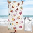 thumbnail image 2 of Yibo Hawaiian Flower Print Beach Towel for Travel Gym Yoga, 2 of 7