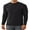 Black, variant on Iceglad Men's Long Sleeve Shirt Mock Turtleneck Cotton Basic Thermal Undershirt Lightweight Pullover