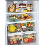 LG LTCS20020S 30 Wide 20.2 Cu. Ft. Energy Star Rated Top Freezer Refrigerator - Stainless Steel NEW