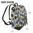 thumbnail image 2 of Ratiio Color Tractor Pattern Womens Backpack Purse Leather Backpack Purse for Women Travel Fashion Backpack Designer Ladies Shoulder Bags, 2 of 4