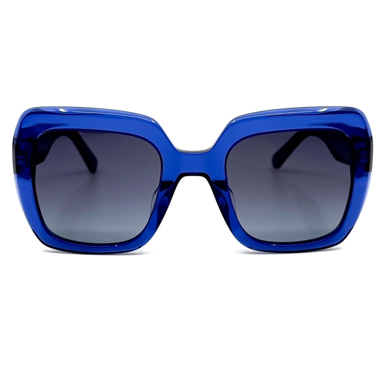 Blue KATE SPADE NAOMI/S PJP9O Blue Sunglasses ? with Case & Cloth Kate Spade Naomi/S PJP/9O Square Transparent Blue Sunglasses  main image 4