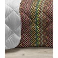 thumbnail image 3 of Retro Down Alternative Comforter, Nostalgic Vintage Hand Drawn Composition of Circular Shapes Abstract Geometric Design, Microfiber Quilt for All Season, 5 Sizes, Multicolor, by Ambesonne, 3 of 3