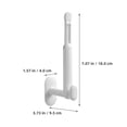 thumbnail image 2 of IDEANATEGRATE 2Ud Gancho De Pared Para Almacenamiento De Accesorios Con Adhesivo Reforzado Y Ajustable, 2 of 8