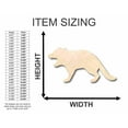 thumbnail image 2 of Unfinished Wood Tasmanian Devil Shape - Animal - Craft - up to 46" DIY 46" / 1", 2 of 3