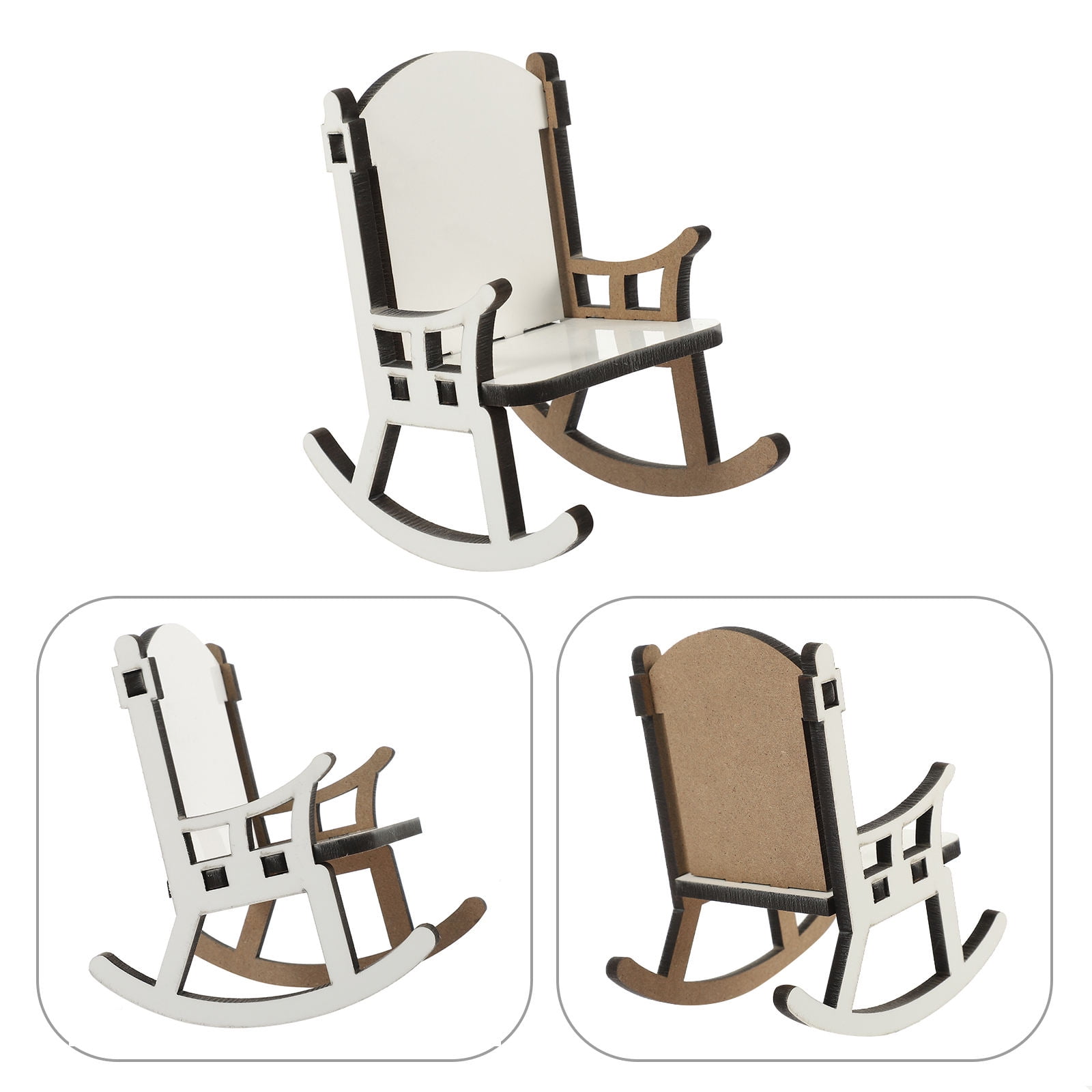 SKISUNO Durable Wooden Sublimation Chair Blank for Custom Photos 3Pcs
