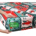 thumbnail image 3 of PC Deep Pocket Queen Sheet Set Fit Breathable Microfiber Soft Queen Size Sheet Set Hotel Style Bed Sheet Set for Women Men Flower, 3 of 8