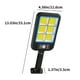 thumbnail image 2 of Aplique solar de pared con sensor de movimiento, impermeable, LED COB, iluminación de seguridad exterior para jardín, villa, garaje y zonas de calle Aestivo | Negro | AESTIVO, 2 of 7