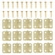thumbnail image 3 of Bisagras de resorte de cierre automático automático para trabajo pesado Bisagra de acero inoxidable para caja de joya (amarillo, 20 piezas de bisagra + 80 piezas de tornillos), 3 of 6