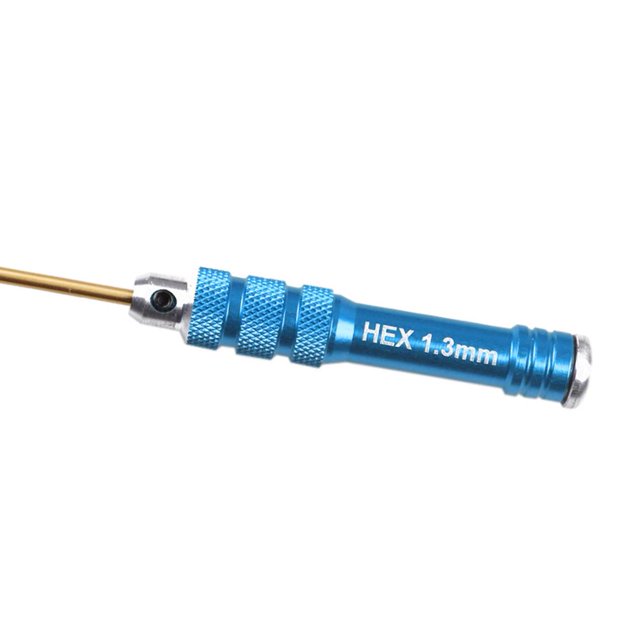 Juego de herramientas de destornillador hexagonal con mango azul HSS para herramientas de reparación de drones (13 mm) JShteea Para estrenar