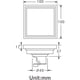 thumbnail image 4 of Desagüe de suelo cuadrado de 10, 4 of 5