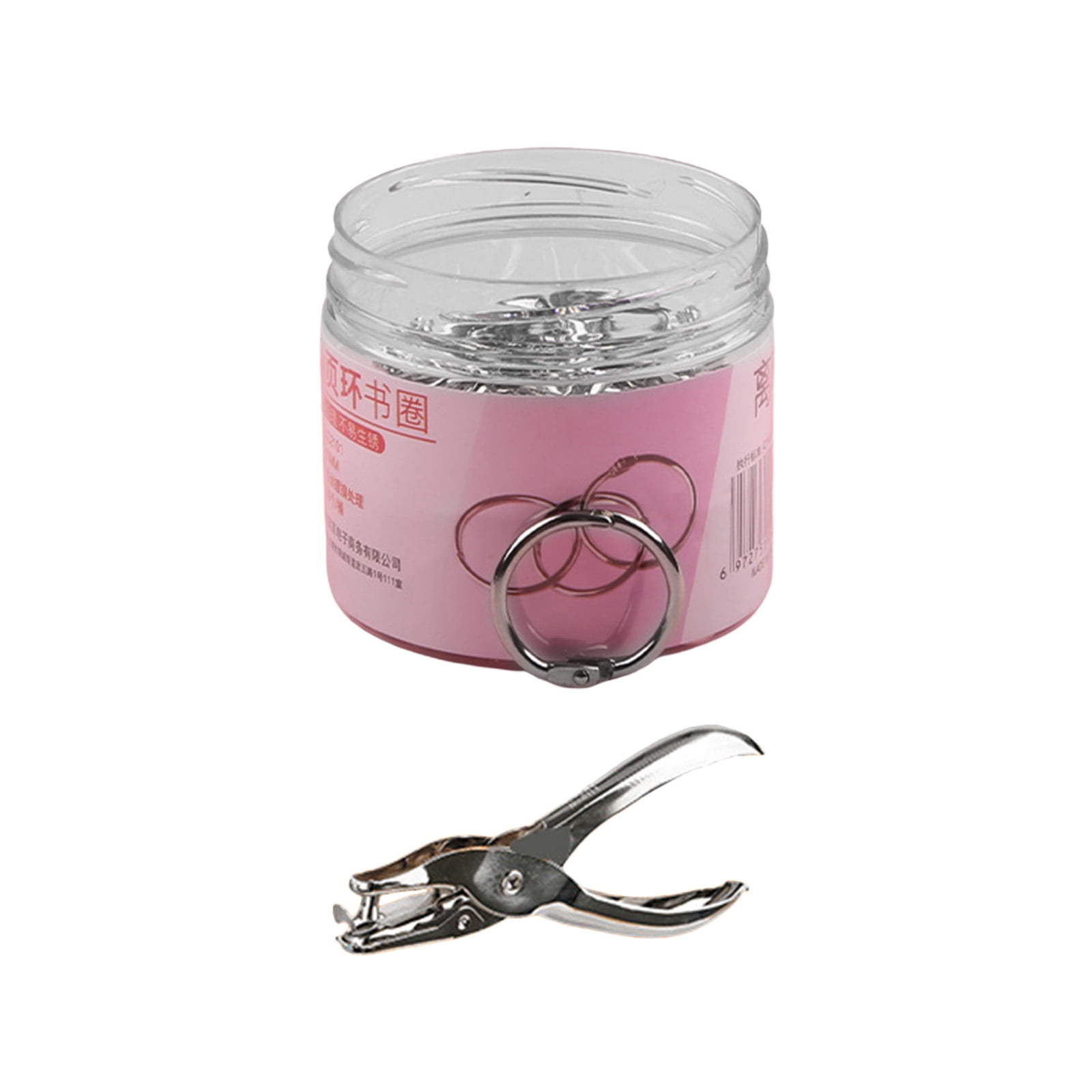 Set of 30/50 Loose Leaf Binder Rings Key Ring Flashcard Ring for Office