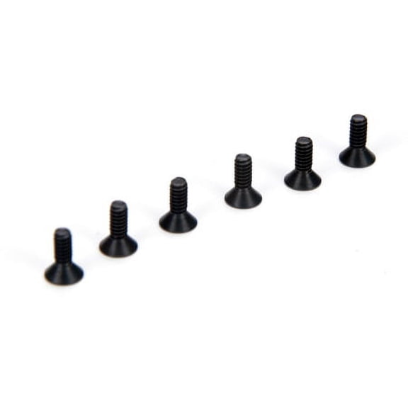 Losi 4-40 x 5/16 Flathead Screw 6 LOSA6269 Elec Car/Truck Replacement Parts