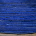 thumbnail image 4 of SAFAVIEH Rag Fergal Striped Cotton Area Rug, Blue/Multi, 6' x 6' Round, 4 of 12