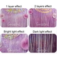 thumbnail image 4 of Tinsel Foil Fringe Curtains, Laser Pink Decorative Set for Birthdays, Graduations, Weddings, and More (3 Packs, Reusable), 4 of 7
