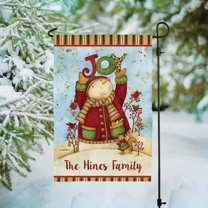 Personalized "Joy" By Debi Hron Garden Flag