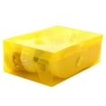 thumbnail image 1 of Xingzhi Plastic Clear Shoes Boxes Stackable Lidded Man Women for Boots Clear Shoes Boxes Stackable Organizer Case Shoes Storage Boxes yellow, 1 of 6