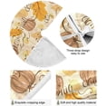 thumbnail image 3 of SKYSONIC Thanksgiving Christmas Tree Skirt Thanksgiving Tree Skirt for Holiday Party Home Christmas Day Ornaments 36", 3 of 6