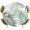 Forest Green, Sage Green, Pine, White, variant on Palm Leaves Round Tablecloth 36-44 Inch Round Fitted Table Cloth with Elastic Edge, Modern Simple Tropical Botanical Sage Green Waterproof Table Cover Protector for Outdoor Picnic Party Dining