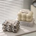 thumbnail image 3 of Tissue Box - High Capacity Dust-proof Marshmallow Shape Tissue Case, 3 of 5
