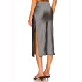 thumbnail image 4 of Falda para Mujer, de Satén de Seda, Elástica, de Cintura Alta, Estilo Informal, de Guepardo. Gris XL, 4 of 7