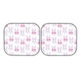 thumbnail image 7 of Xecao Heart Rabbit for Foldable Car Sun Shades (2-Pack) offer sun protection with an easy-fold design for convenient windshield shading., 7 of 7