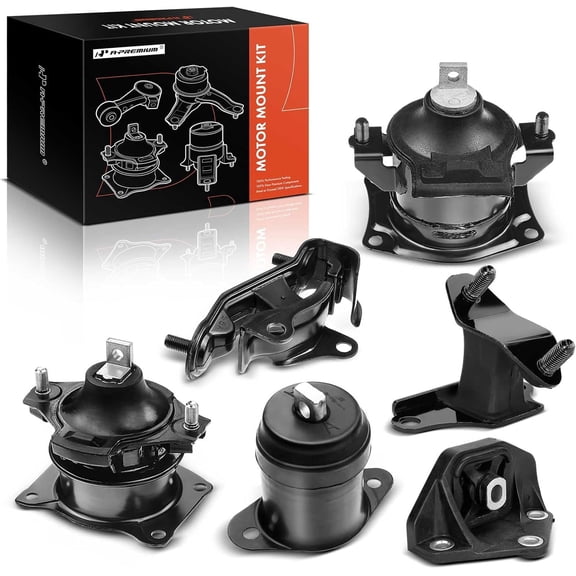 A-Premium Engine Motor and Transmission Mount Compatible with Honda Accord 2003-2007 L4 2.4L Automatic Transmission 6-PC Set