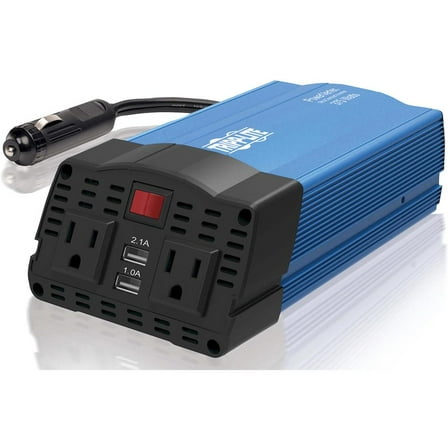 Tripp Lite Pv375usb 375-watt-continuous Powerverter Ultracompact Car Inverter With Usb & Battery Cables