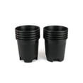 thumbnail image 4 of Cotta Planters 5 Inch Nursery Pots 50-Pack 0.5 Gallon Wholesale Black Plastic Planters Greenhouse accessories, 4 of 5