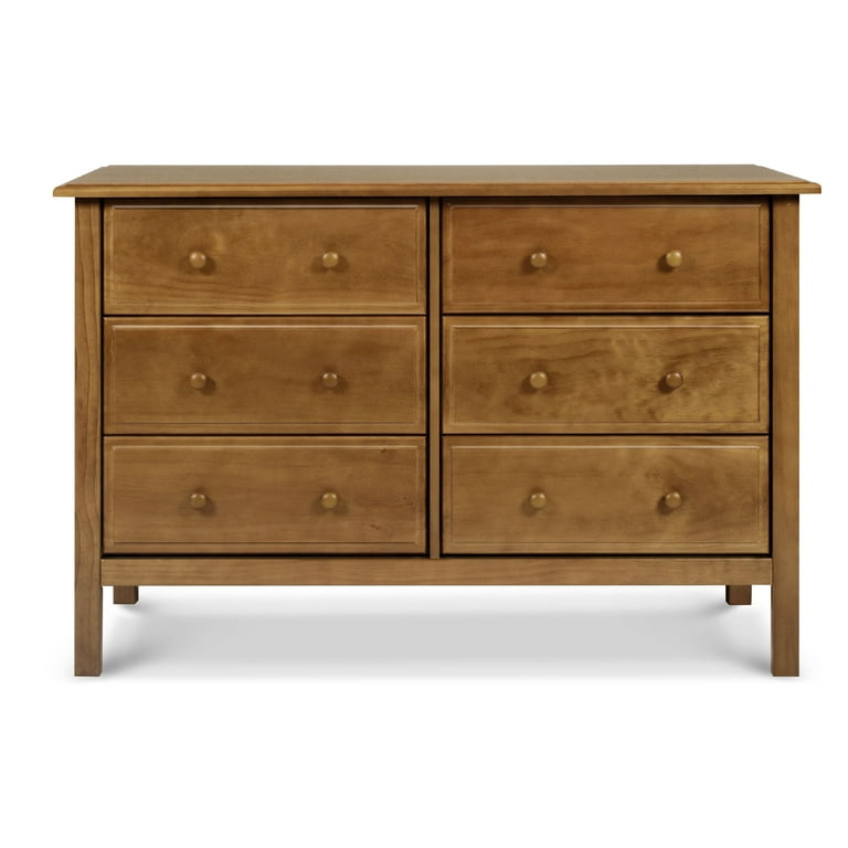 DaVinci Jayden 6 Drawer Double Dresser in Chestnut Walmart
