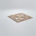 thumbnail image 3 of Ekena Millwork 15 3/8"W x 15 3/8"H x 1/4"T Medium Baytown Decorative Fretwork Wood Wall Panels, Birch, 3 of 13