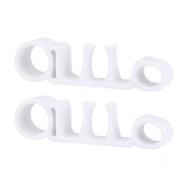 Almohadillas De Apoyo Para Los Dedos Del Pie, 3 X 2 Piezas, Kit De Alineadores Para El Cuerpo Y Los Pies Para Niñas, Dedos En Martillo, Mujeres, Color Blanco