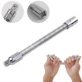 thumbnail image 1 of Universal Electric Wrench Socket Extension Rod, 1/2 Socket Wrench Drive Head, Bendable Flexible Socket Extension Bar Shaft Set, 1 of 5