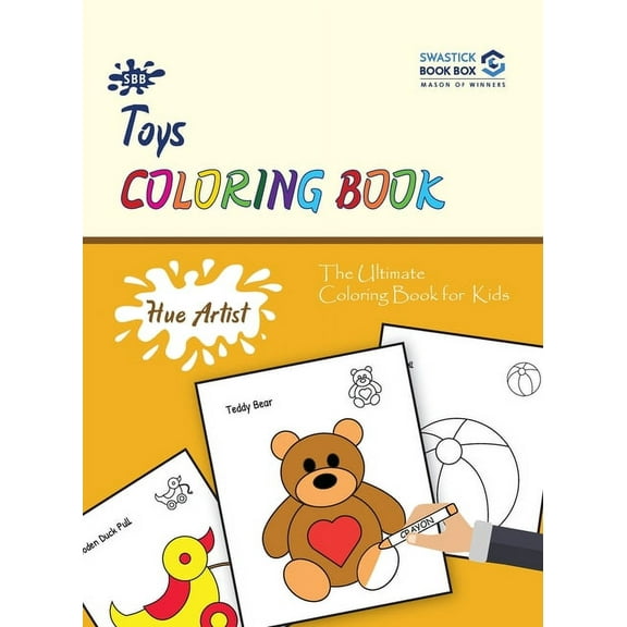 Hue Artist - Toys Colouring Book, (Paperback)