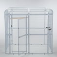thumbnail image 5 of Walnest Extra Large White Bird Outdoor Iron Aviary Doves Cage,Heavy Duty Parrot cage Walk in Aviary Flight Pet Offer(86.40 x 63.60 x 81.60 Inches）, 5 of 10