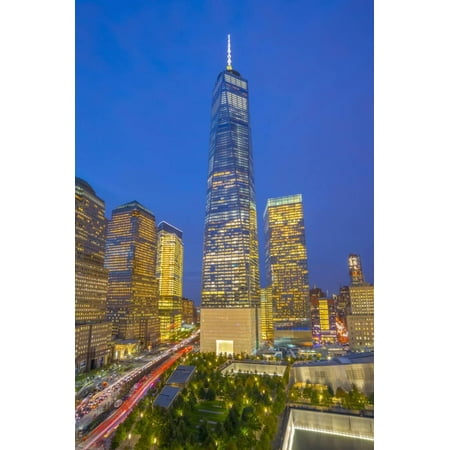 New World Trade Towers Usa, New York, Manhattan, Downtown, World Trade Center, Freedom Tower or One World Trade Center Print Wall Art By Alan Copson ()