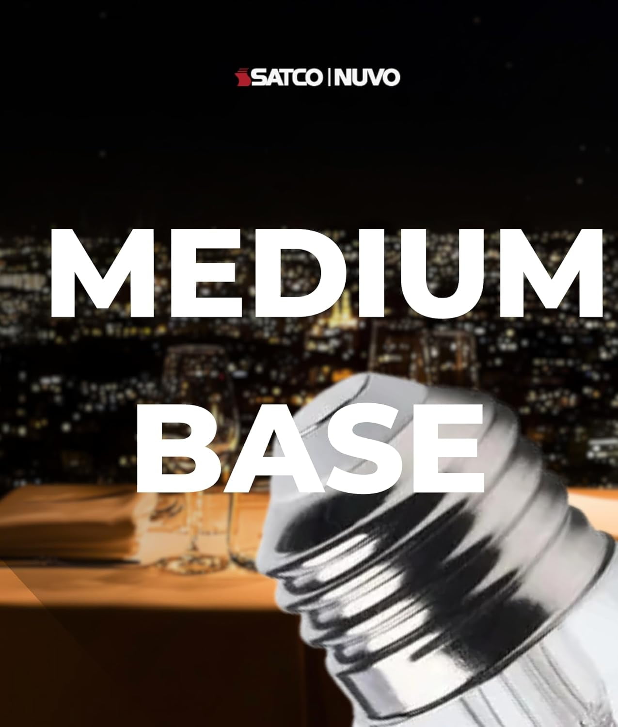Satco S12156 LED G40 Globe Light Bulb 8W 120V  Warm Dimming 3000K-2000K White Finish 800 Lumen E26 Medium Base (6 Pack)